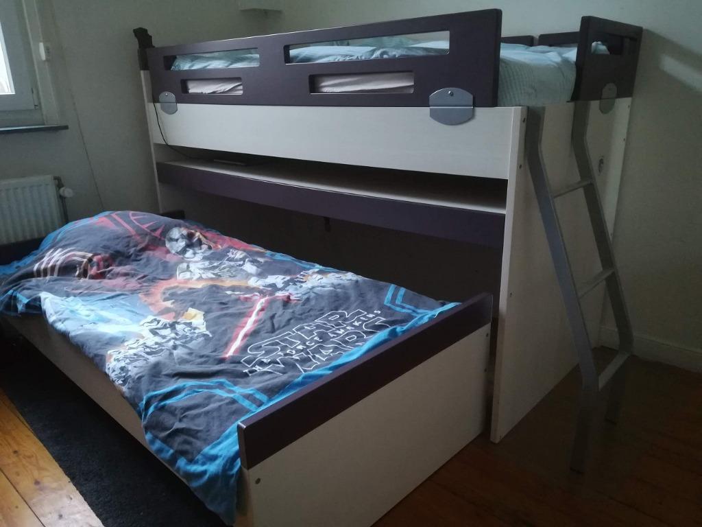 kinderslaapkamer, Huis en Inrichting, Slaapkamer | Stapelbedden en Hoogslapers, Ophalen, 100 cm, Eenpersoons, Minder dan 160 cm