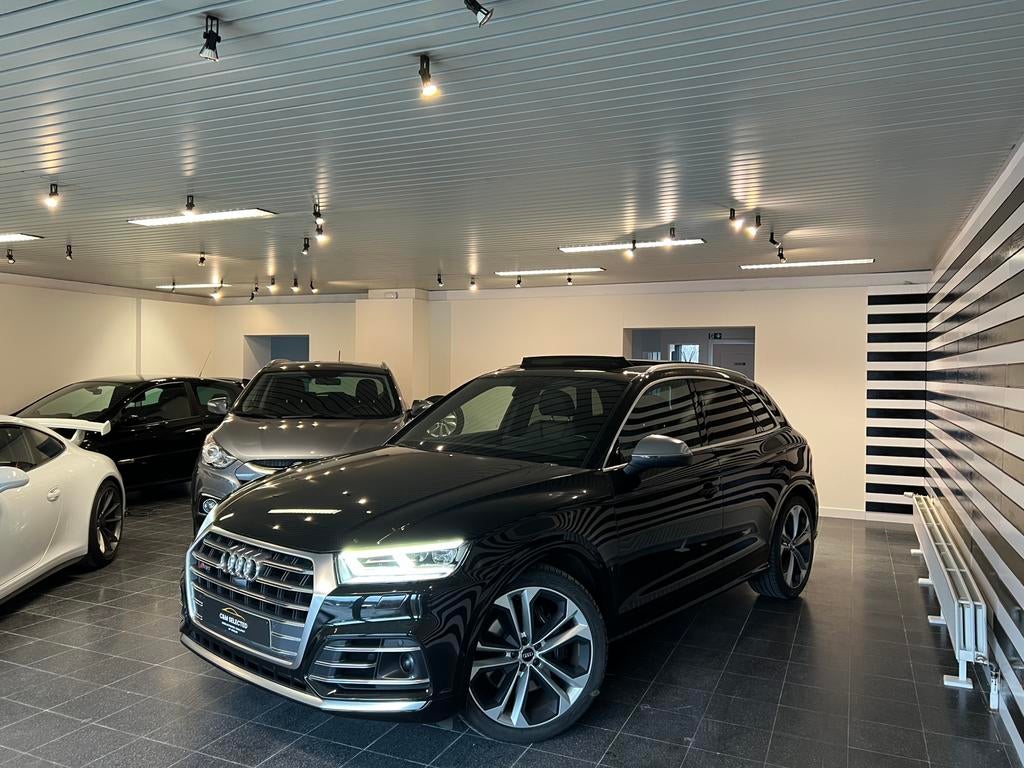 Audi SQ5 3.0TDI Quattro/Dynamic/Pano/Matrix/360cam/B&O, Auto's, Automaat, Zwart, USB, SUV of Terreinwagen