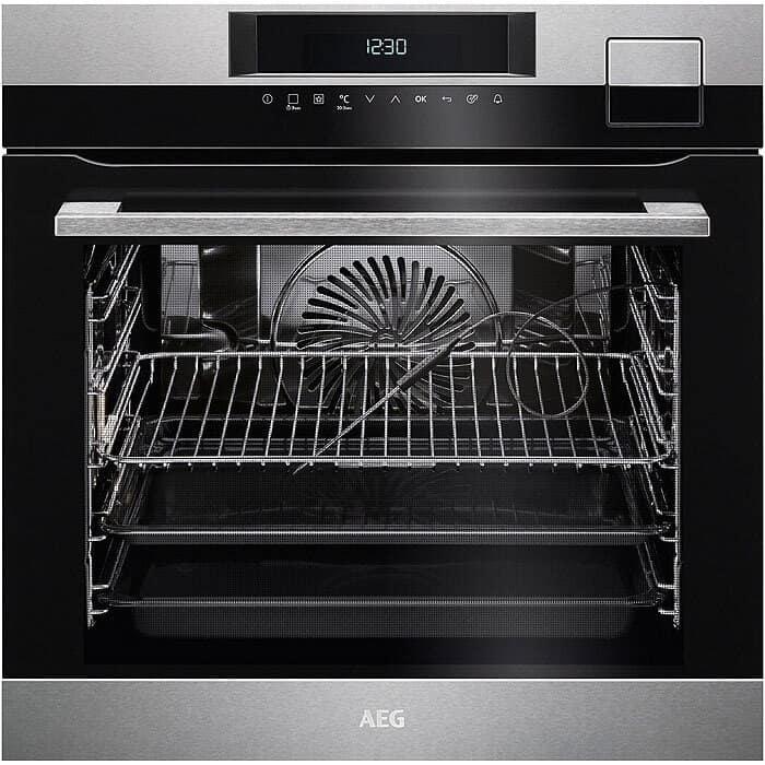 AEG Stoomoven NIEUW!, Neuf, Four avec gril, Encastré, 45 à 60 cm