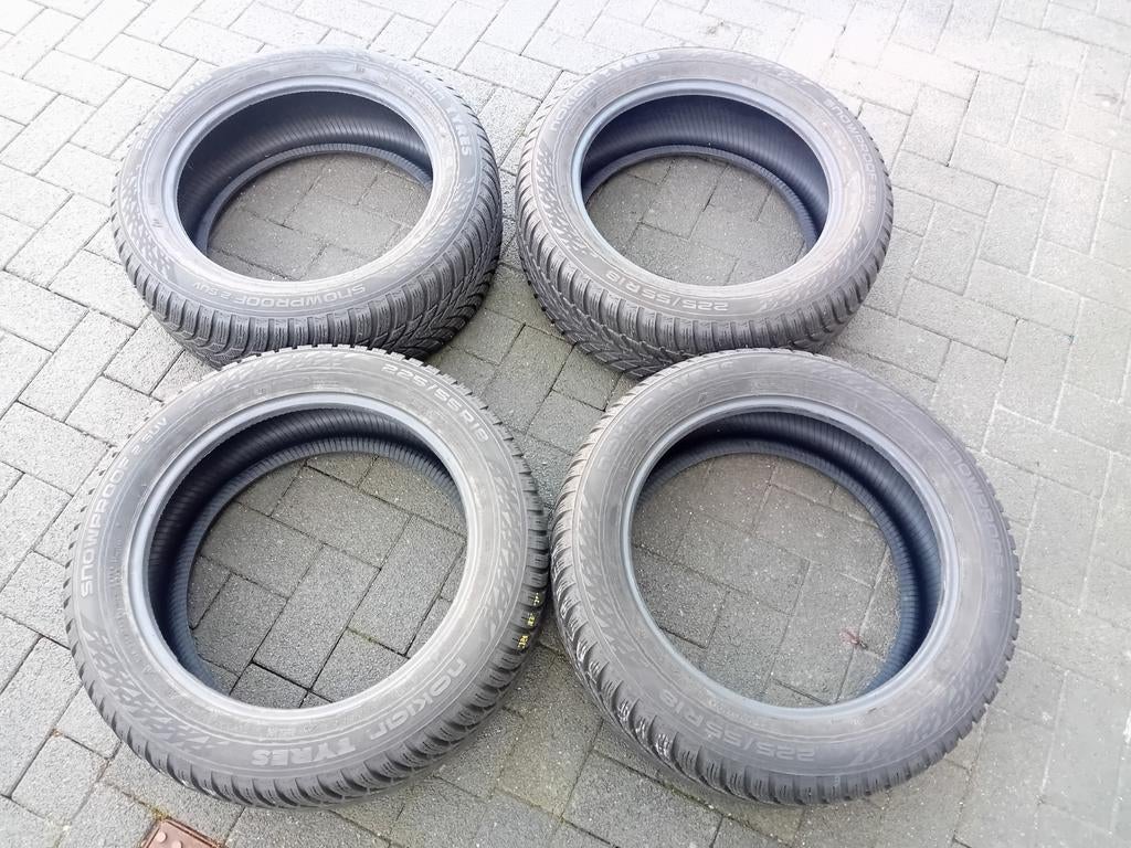 Winterbanden 4x Nokian 225 55 R18 102V DOT3924 7&8mm❄️🌨, Ophalen, Nieuw, Opel