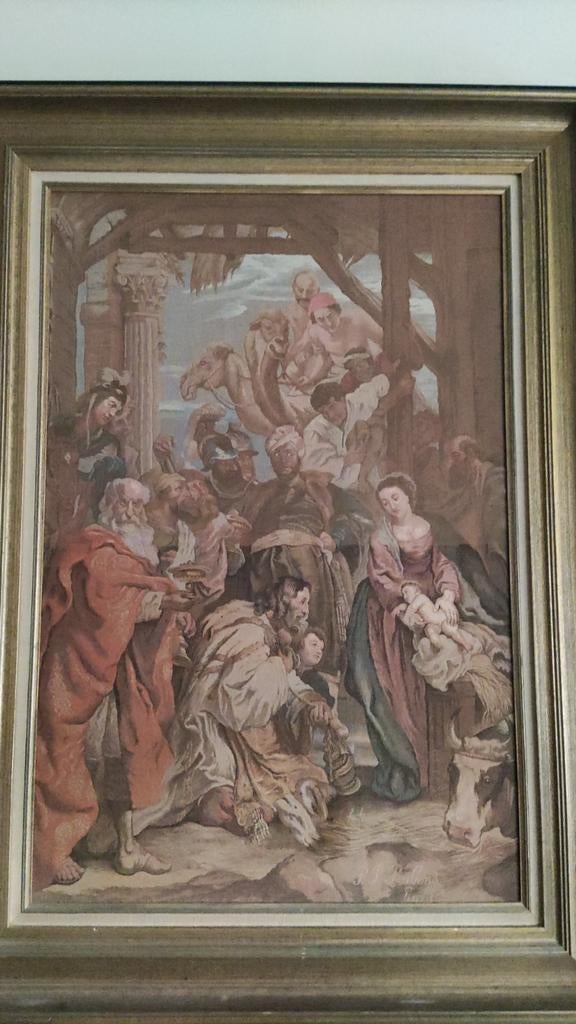 Gobelin - de aanbidding door de 3 koningen, Ophalen