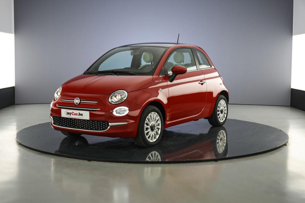 Fiat 500 Dolcevita 1.0i Hybrid // Panodak, Apple Carplay,  B, Auto's, Fiat, 4 zetels, Handgeschakeld, Hybride Elektrisch/Benzine