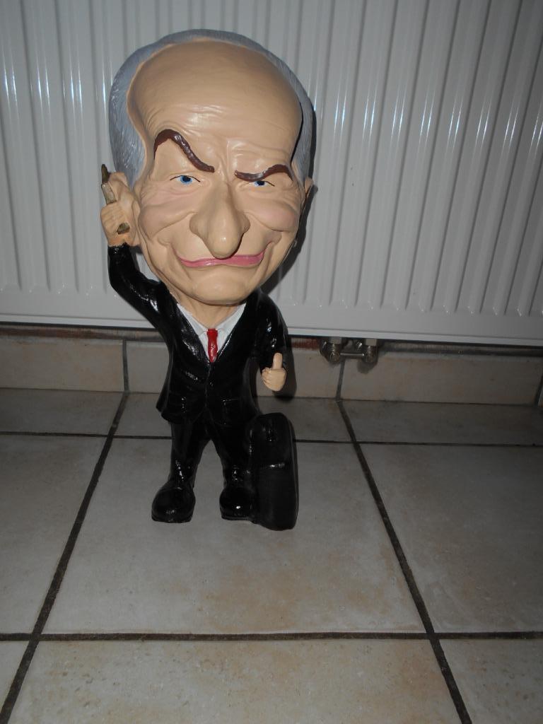 louis de funès : statue/figurine caricature en résine(46 cm), Collections, Enlèvement, Comme neuf, Humain