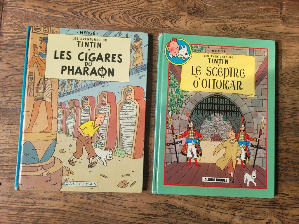 Albums Tintin 1966 et 1988, Livres, Enlèvement ou Envoi