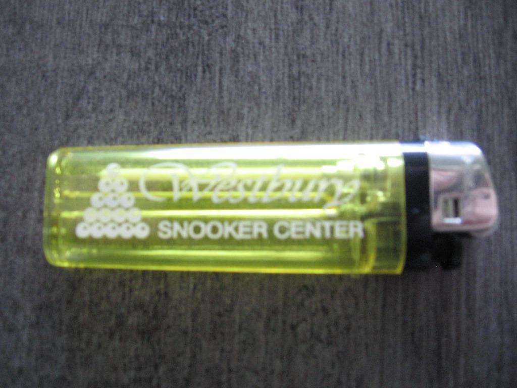 aansteker WESTBURY SNOOKER CENTER sint-niklaas !!!!!!!!!!!!!, Ophalen of Verzenden, Gebruikt, Overige typen