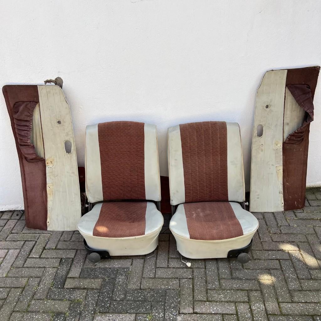 VW Karmann Ghia T34 Stoelenset voorin Type 34 1963, Ophalen of Verzenden, Gebruikt