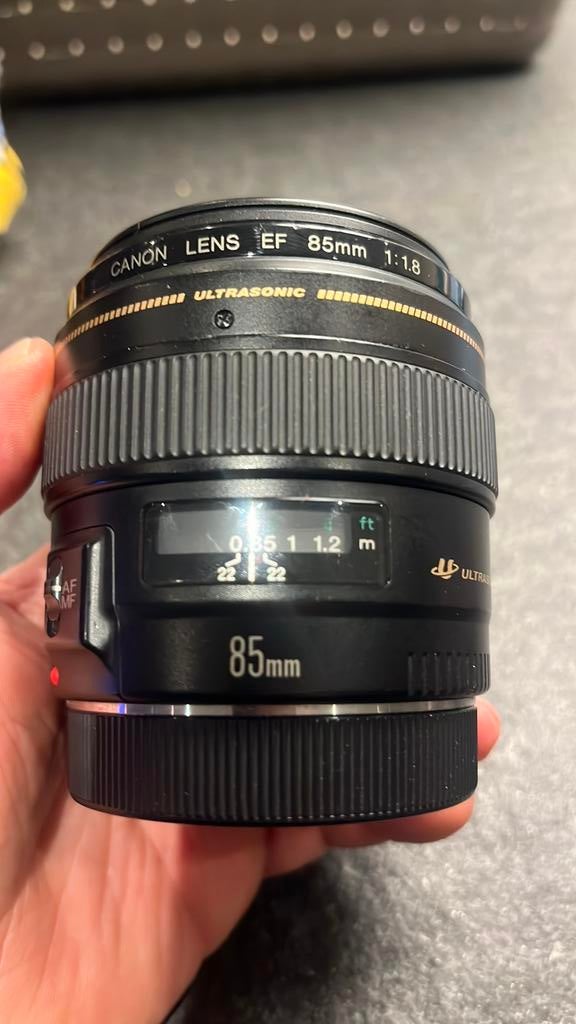 Canon EF 85 mm F/1:8, Enlèvement ou Envoi, Comme neuf, Téléobjectif