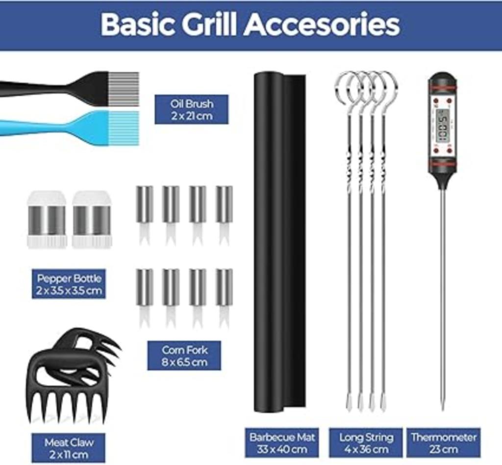 Barbecueset barbecuegereedschap GRATIS LEVERING, Verzenden, Nieuw, Met accessoires