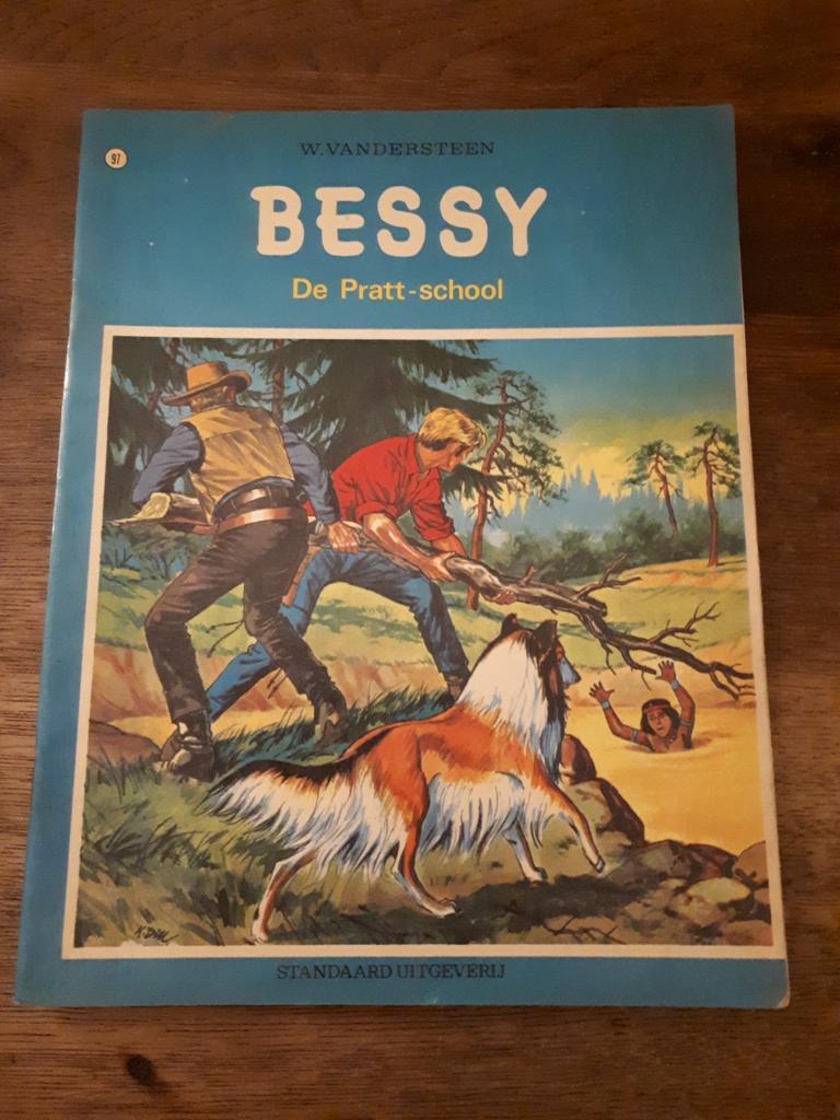 Bessy - De Pratt school nr 97 ( 1ste druk ), Boeken, Gelezen, Willy Vandersteen, Eén stripboek, Ophalen of Verzenden