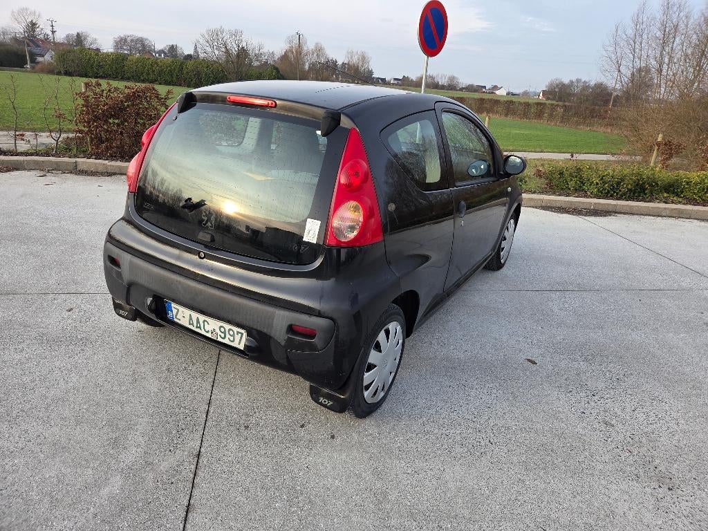 Peugeot 107 2008 121749 km garantie 1 an, Autos, Peugeot, Achat, Entreprise, Noir, 2 portes