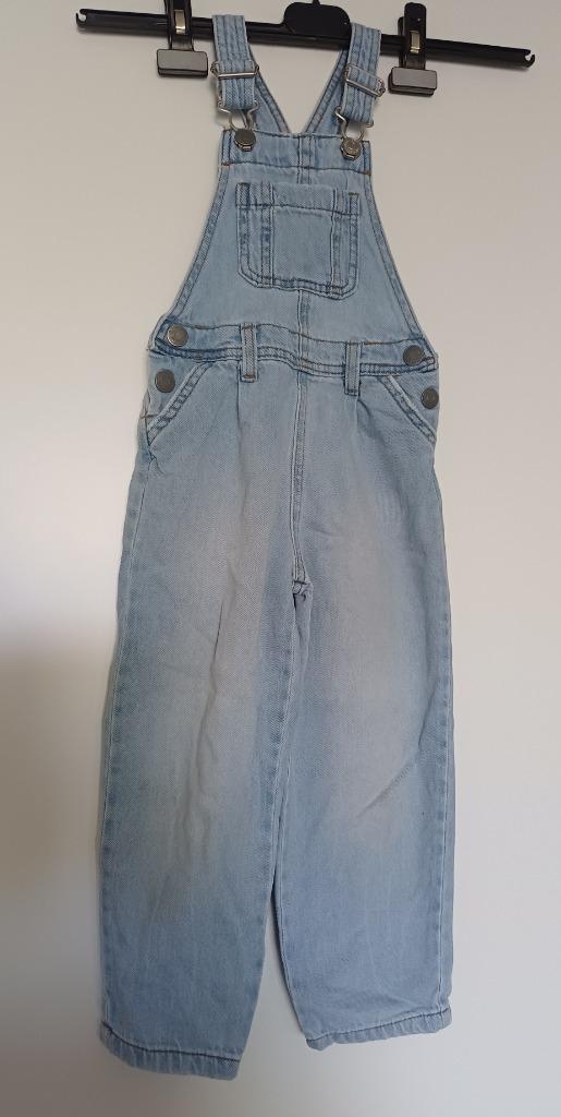 jeans salopette, Kinderen en Baby's, Broek, Gebruikt, Meisje, Ophalen of Verzenden
