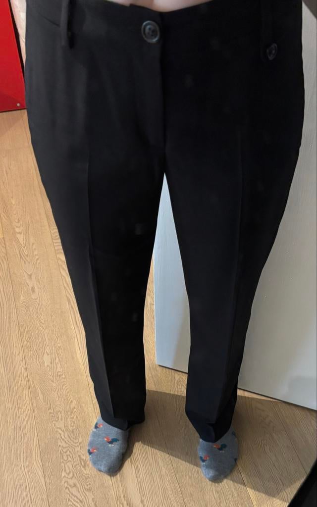 Xandres zwarte geklede broek, Zwart, Ophalen of Verzenden, Zo goed als nieuw, Maat 36 (S)