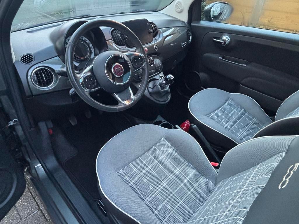 Fiat 500 2019 0.9 Benzine airco 1 jaar garantie, Voorwielaandrijving, 4 zetels, Stof, Euro 6