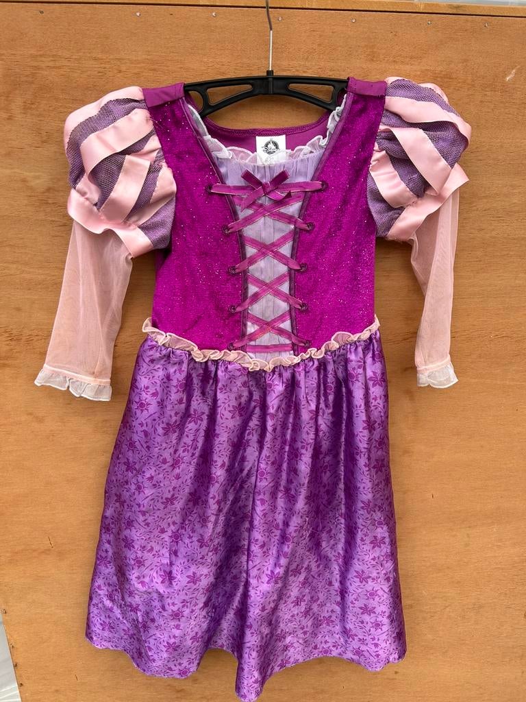 Rapunzel jurk 5-6 jaar, Ophalen of Verzenden, Gebruikt, 110 t/m 116, Meisje