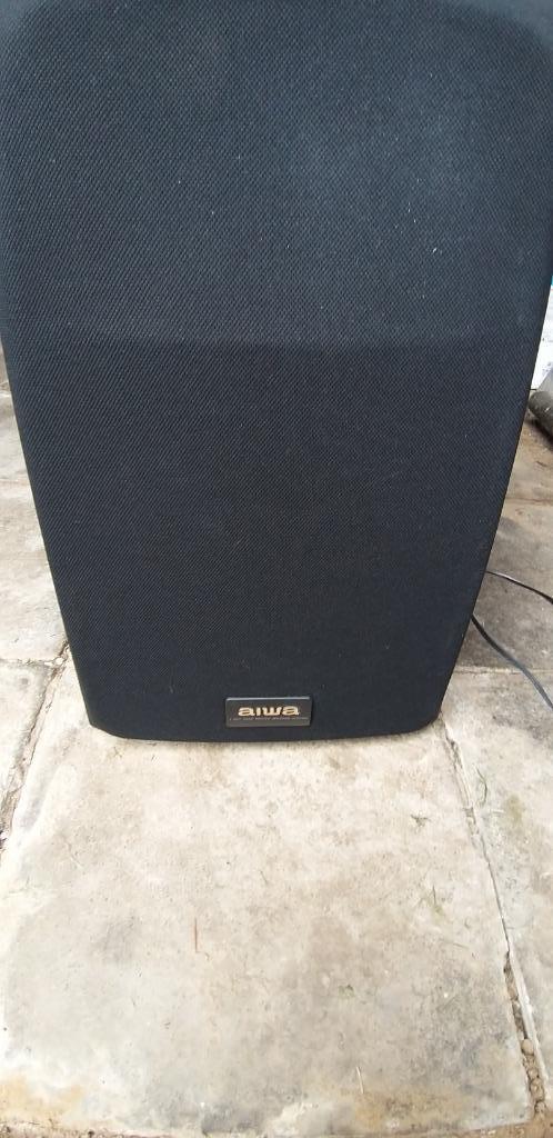 2 luidsprekers AIWA 40W bass reflex, Audio, Tv en Foto, Luidsprekerboxen, Gebruikt, Center speaker, Minder dan 60 watt, Ophalen