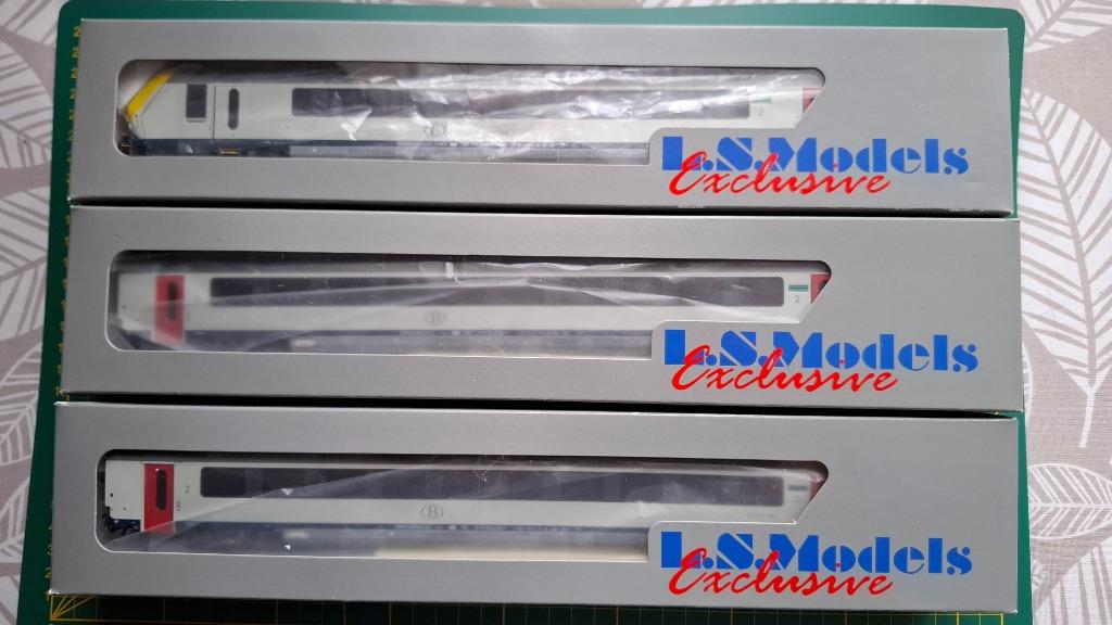 LS models set l11 NMBS rijtuigen met stuurstand 43 050, Hobby en Vrije tijd, Overige merken, Gelijkstroom, Wagon, Ophalen of Verzenden