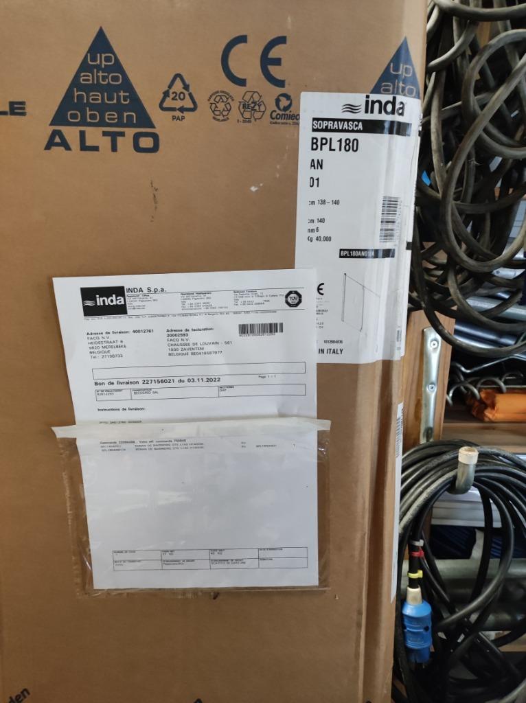 Badscherm, Ophalen, Nieuw, Glas, Bad