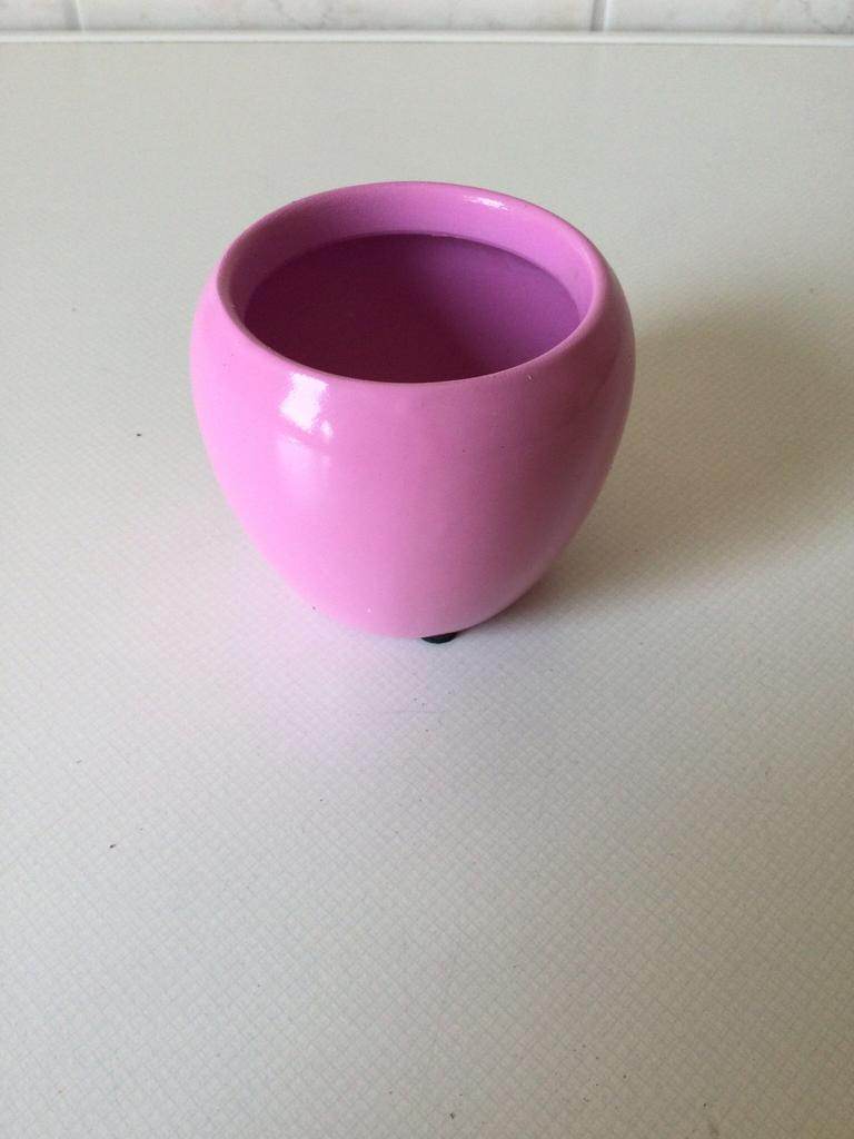 Roze bloempot - cachepot, Enlèvement ou Envoi, Comme neuf