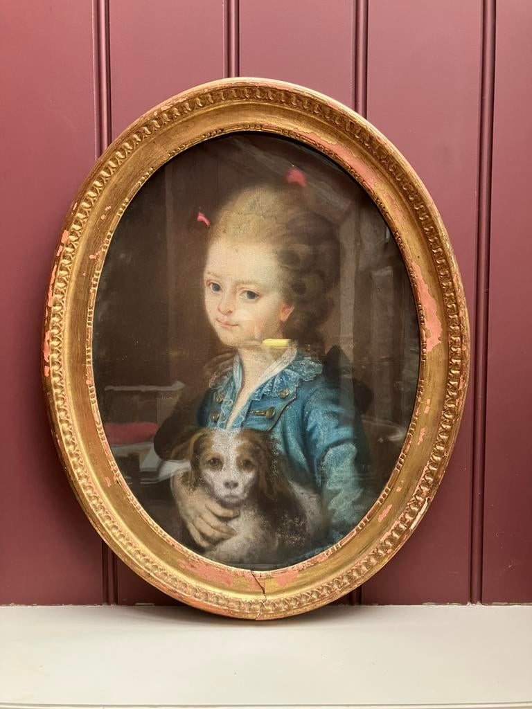 Pastel dans Cadre d’époque, Enlèvement