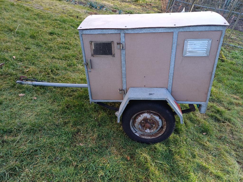 Hondenaanhangwagen, Dieren en Toebehoren, Transportboxen, Gebruikt, Ophalen