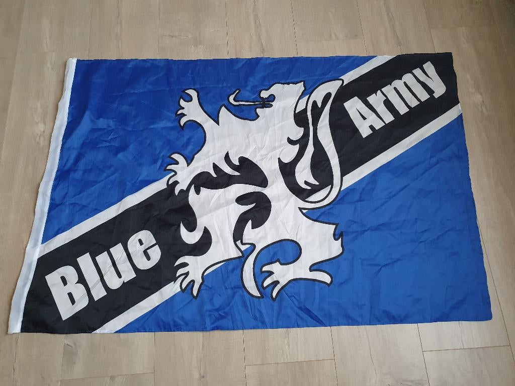 Vlag Club Brugge Blue Army, Ophalen of Verzenden, Zo goed als nieuw