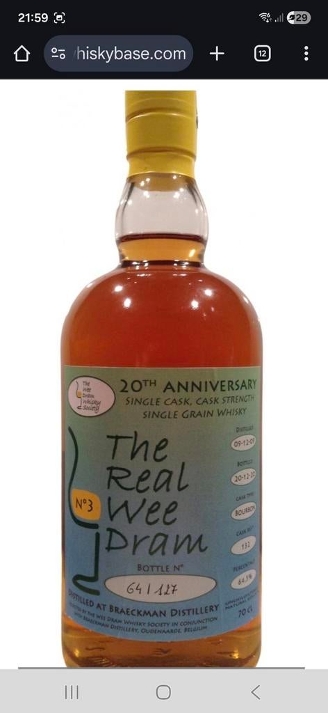 whisky Braeckman, Enlèvement ou Envoi, Neuf