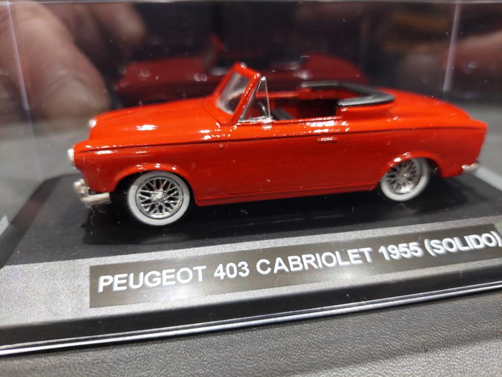 PEUGEOT 403 CABRIOLET - SOLIDO - 1955, Enlèvement ou Envoi, Comme neuf, Solido
