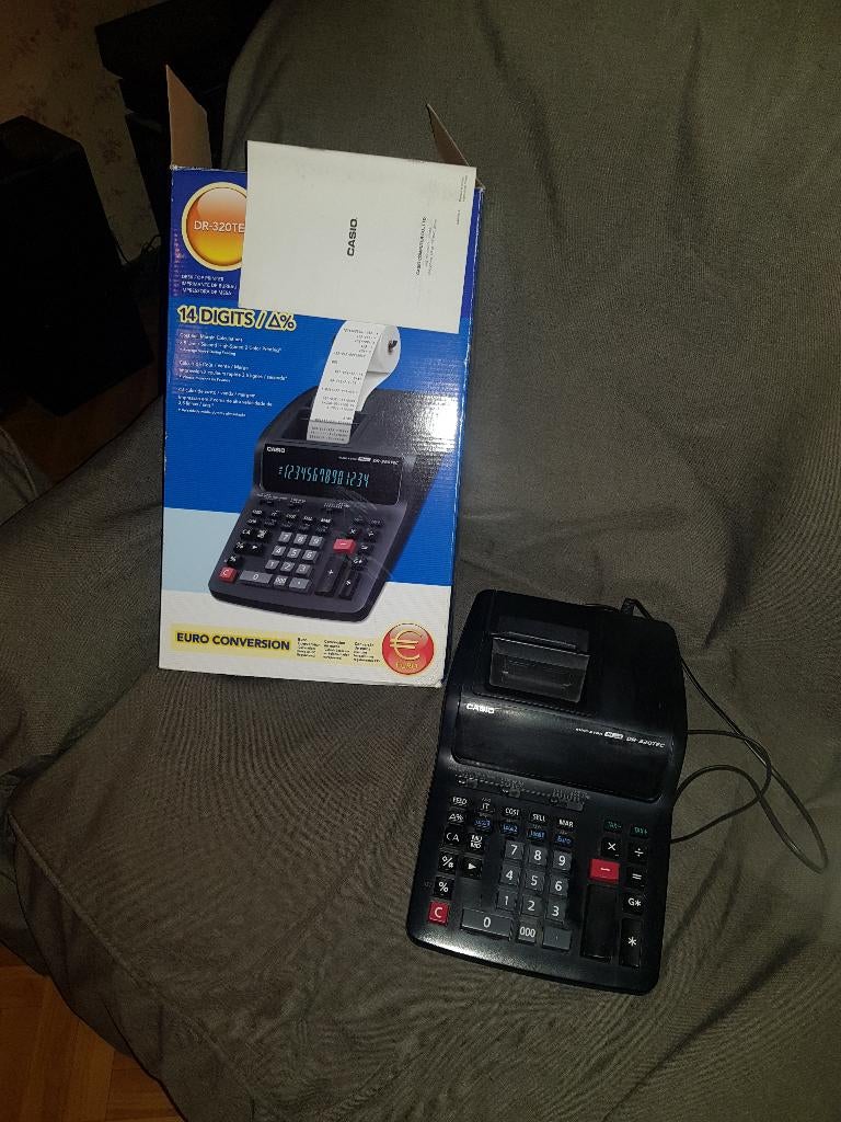 Casio-rekenmachine voor handelen met een ticketrol, Zakelijke goederen, Kantoor en Winkelinrichting | Winkel en Inventaris, Ophalen of Verzenden