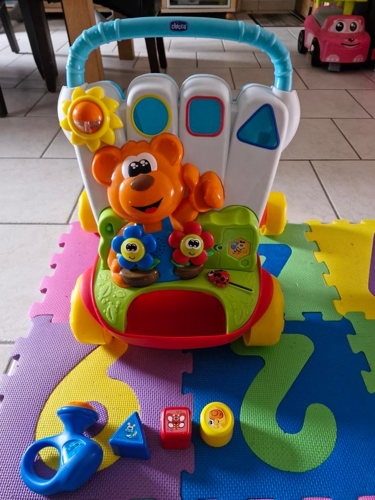 Trotteur bébé  interactif chicco complet, Enlèvement ou Envoi, Comme neuf, Baby Gym, Sonore