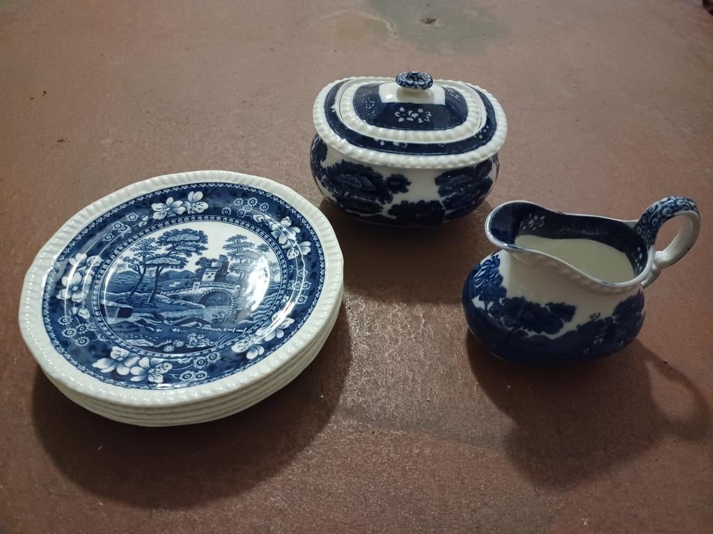 Copeland - Spode's Tower Blue, Antiquités & Art, Enlèvement ou Envoi