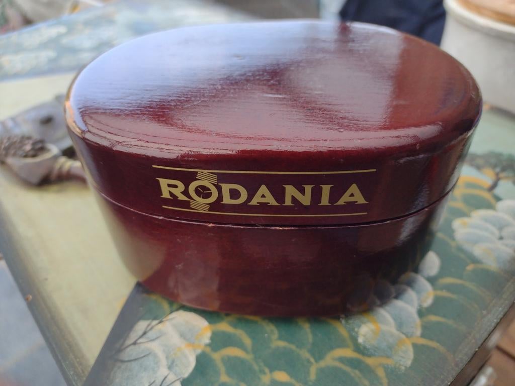 Vintage houten Rodania case, Enlèvement ou Envoi