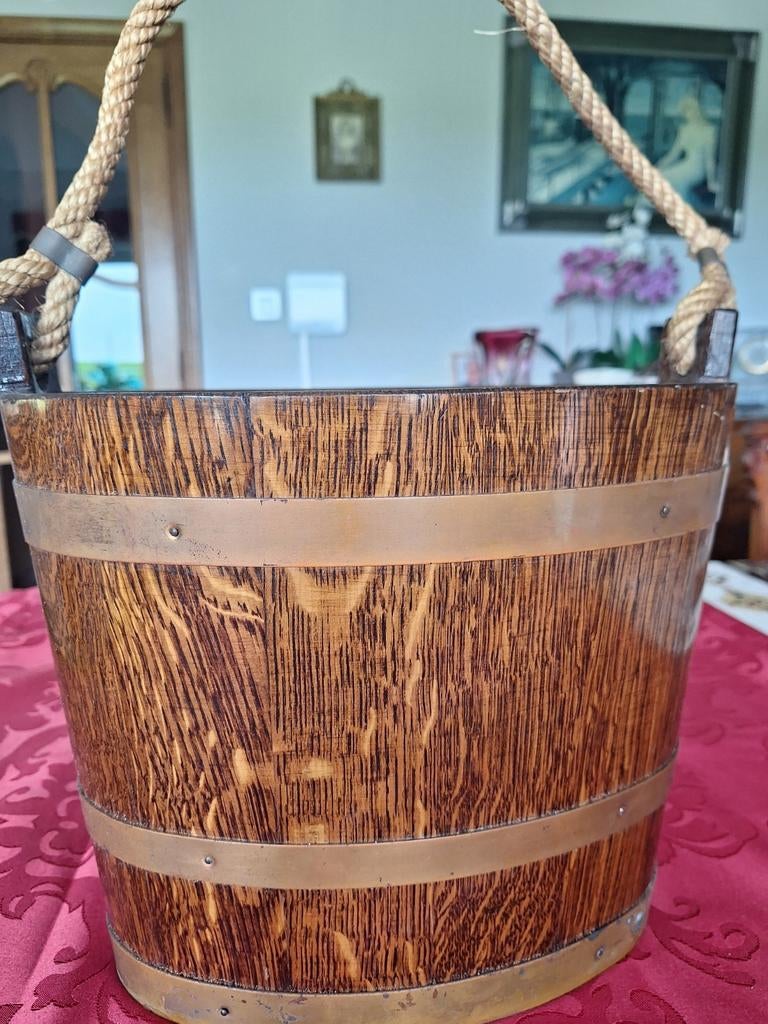 Rafraichisseur pour plusieurs bouteilles de vin blanc., Enlèvement, Comme neuf, Bois, Avec poignée