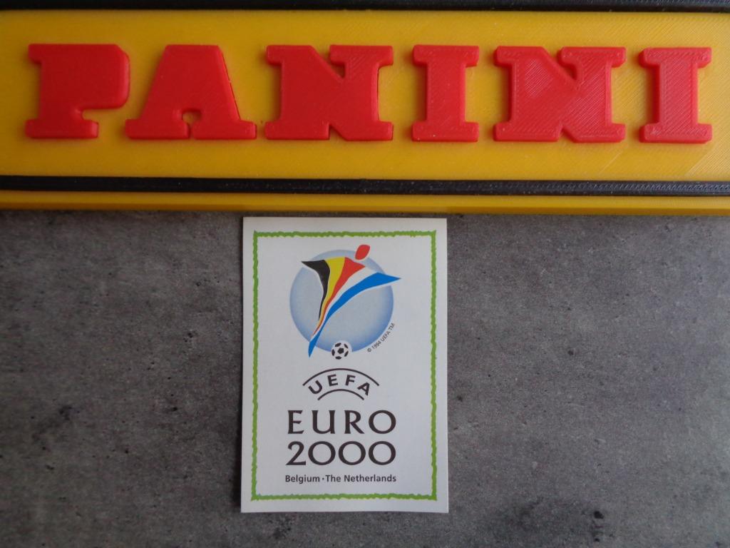 PANINI VOETBAL STICKER  EURO 2000 EK  LOGO, Ophalen of Verzenden, Sticker