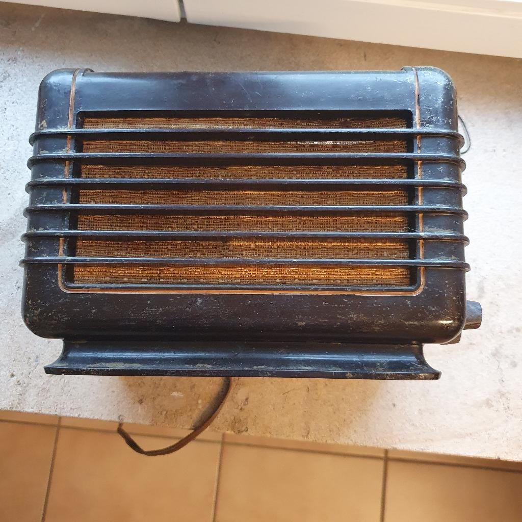 Vintage Philips bakelieten radio  (ca. 1949–1951), Antiek en Kunst, Ophalen