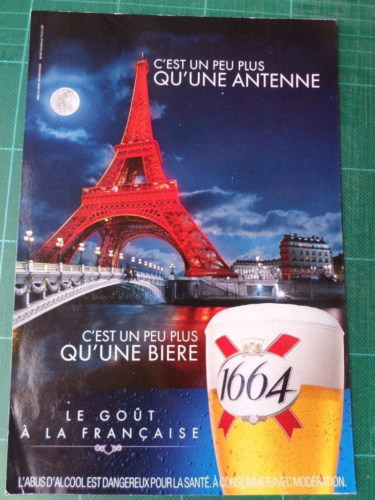 Kronenbourg bière - publicité papier - 2009, Collections, Marques & Objets publicitaires, Enlèvement ou Envoi, Utilisé, Autres types