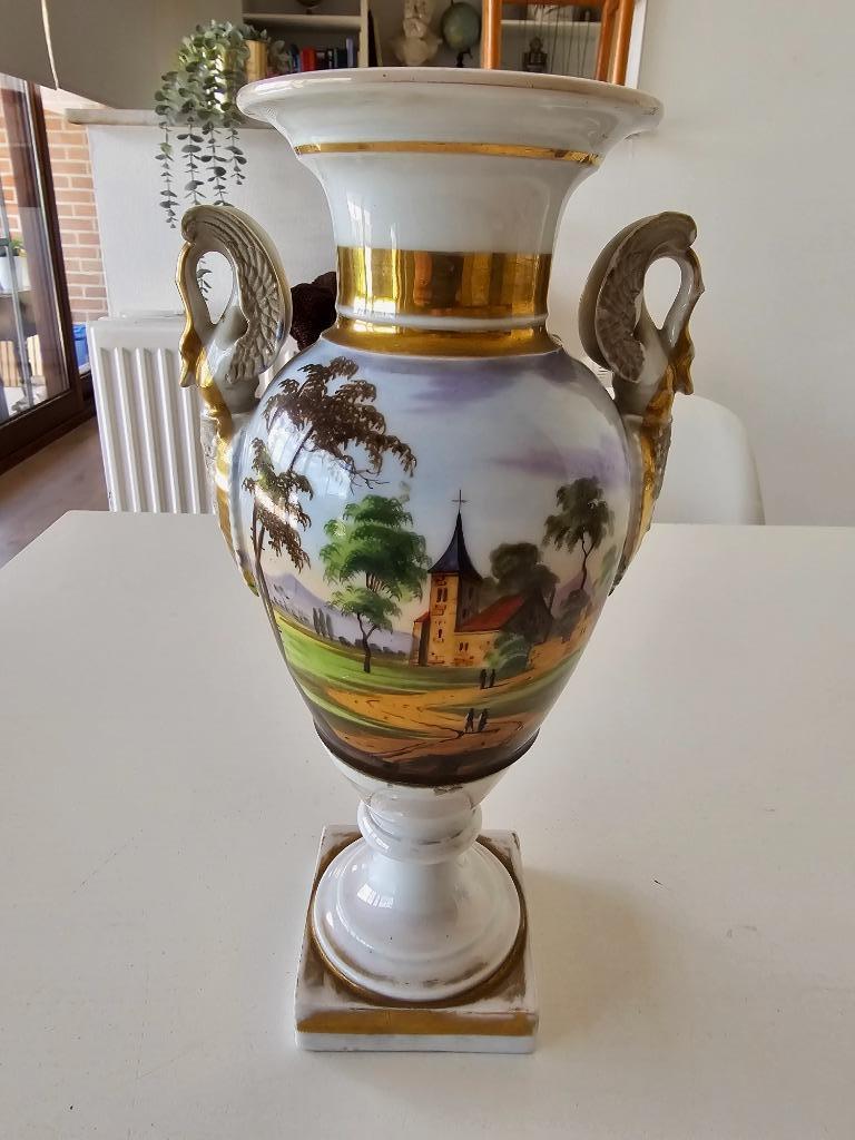 Porcelaine de Paris vaas, Antiek en Kunst, Ophalen of Verzenden