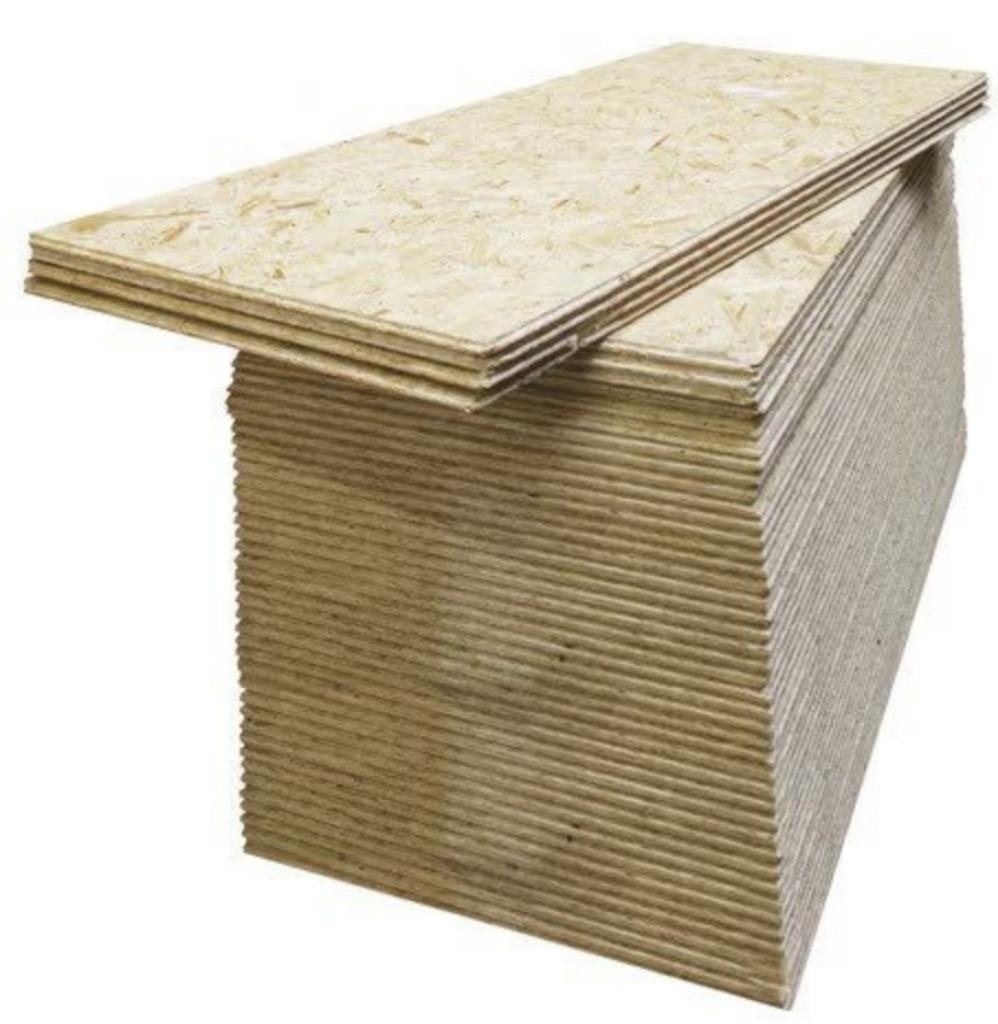OSB3 installatieplaat 2050x625x12 mm E1 ongeschuurd: 5,50€ M, Ophalen of Verzenden, Nieuw, Knutselwerk