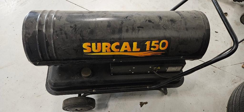 Krachtige Surcal 150 Heteluchtkanon - 43 kW (150.000 BTU), Ophalen, 30 tot 80 cm, Gebruikt, Kachel
