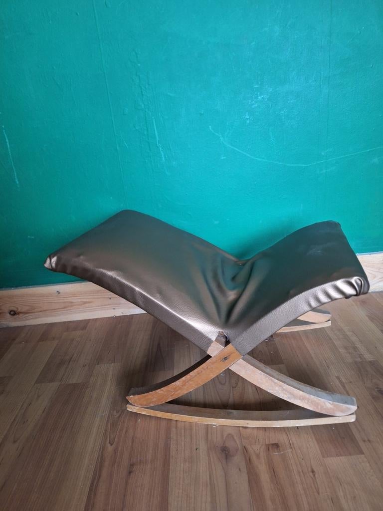 Repose-pieds vintage, Maison & Meubles, Enlèvement, Utilisé, Vintage