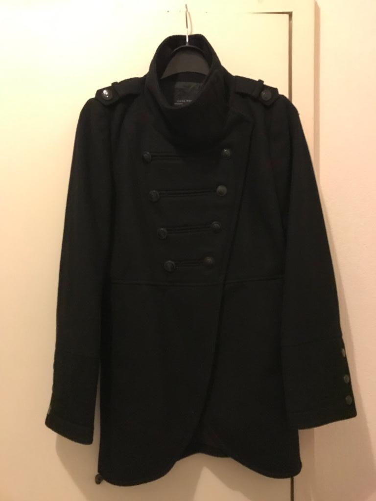 Manteau noir Zara t.M laine, veste noir Mango M, Taille 38/40 (M), Comme neuf, Enlèvement, Zara Women