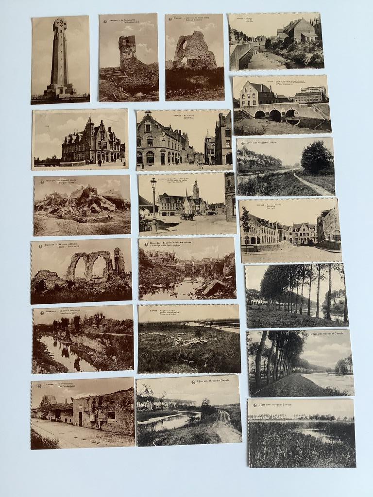 20 oude postkaarten Diksmuide - Dixmude, Verzamelen, Postkaarten | België, Ongelopen, West-Vlaanderen, Voor 1920, Ophalen of Verzenden