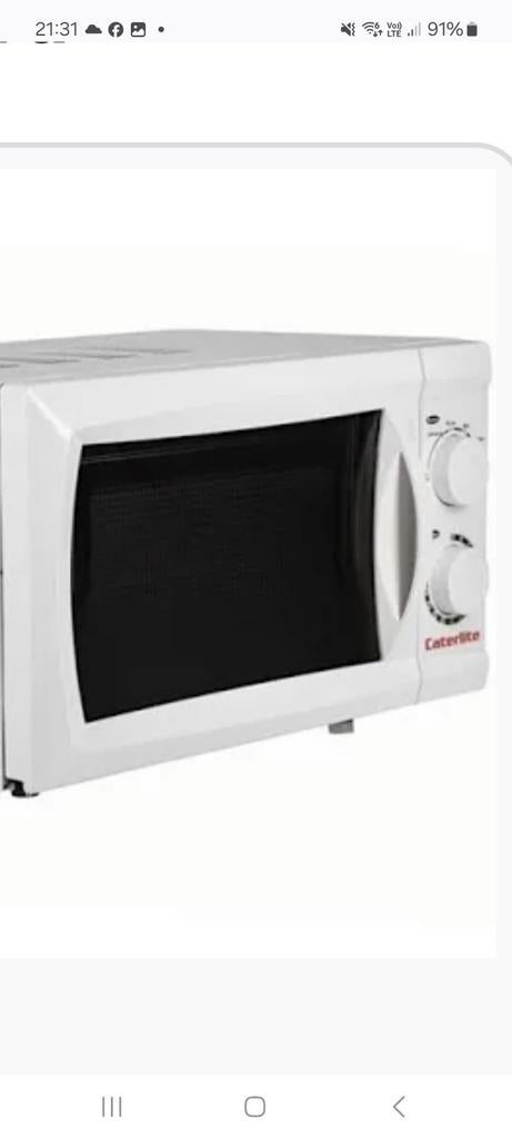 Whirlpool witte microgolf, Elektronische apparatuur, Ophalen, Gebruikt