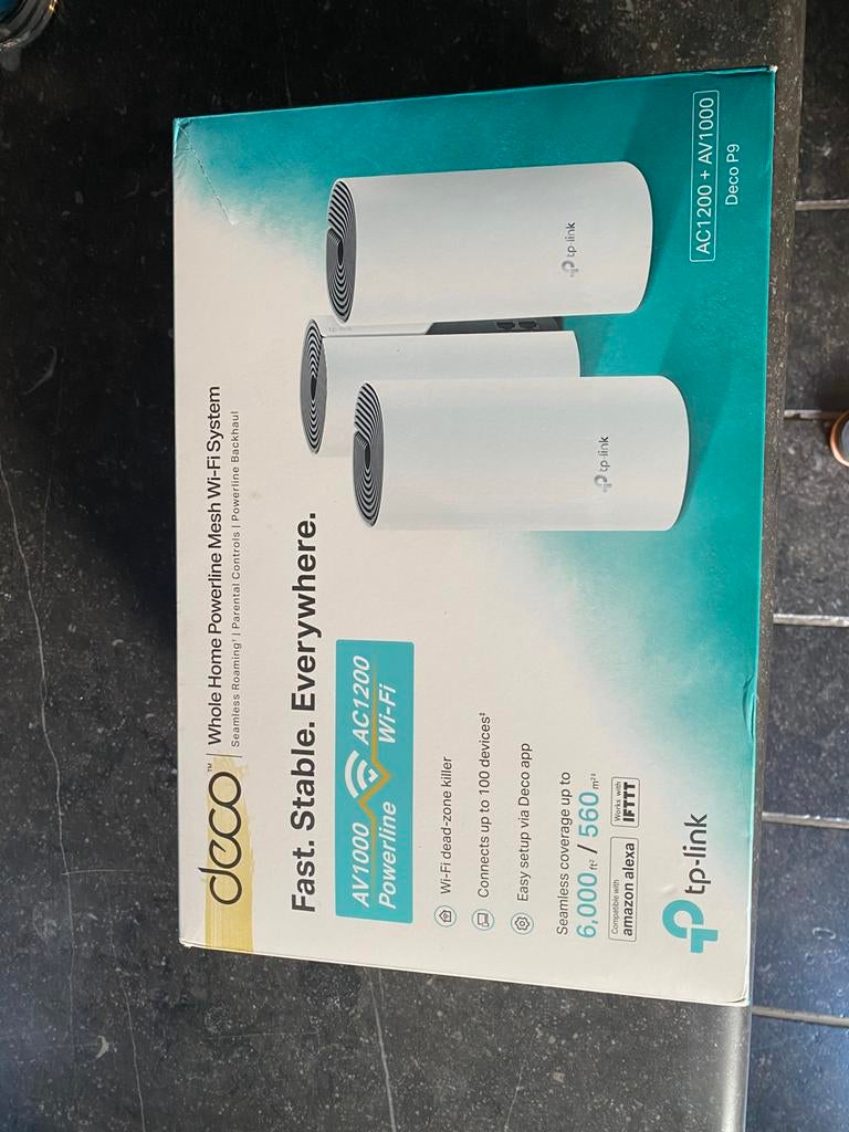 TP-Link Deco P9 (3-pack), Computers en Software, WiFi-versterkers, Ophalen, TP-Link