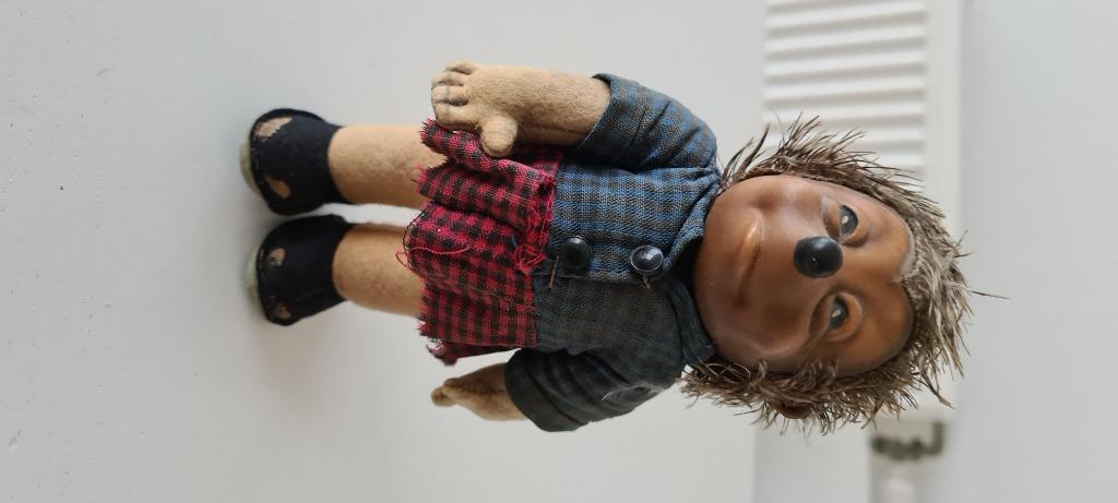 1950's Steiff Mecki Egel Mama, Ophalen of Verzenden, Steiff