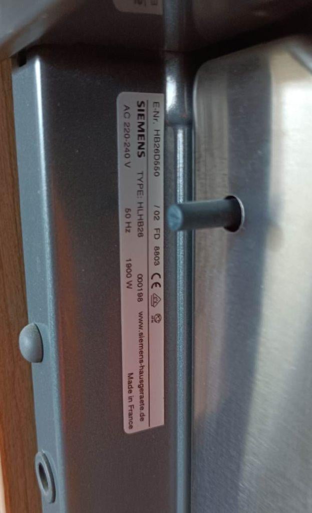 Siemens stoomoven, Elektronische apparatuur, Ovens, Ophalen, Zo goed als nieuw, Stoom, Inbouw