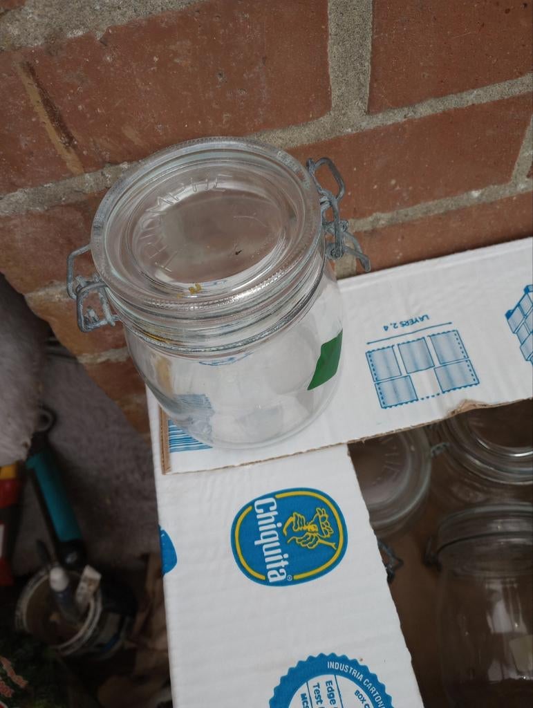 Inmaak bokalen trumps 0.750 lieter, Ophalen