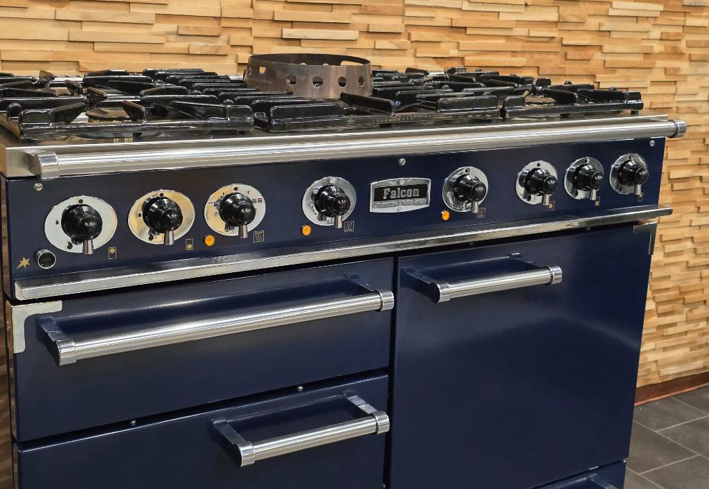 🔥Luxe Fornuis Falcon 110cm konings blauw 3 ovens, Elektronische apparatuur, Fornuizen, Ophalen, 60 cm of meer, Zo goed als nieuw
