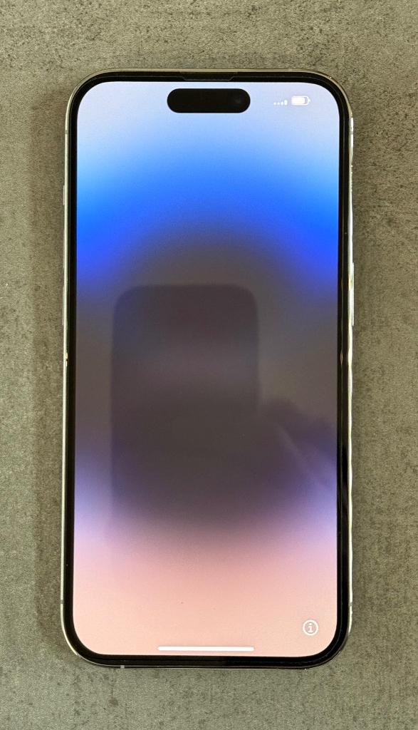 Apple iPhone 14 Pro Wit 128GB, Telecommunicatie, Ophalen, 89 %, Wit, Zonder simlock