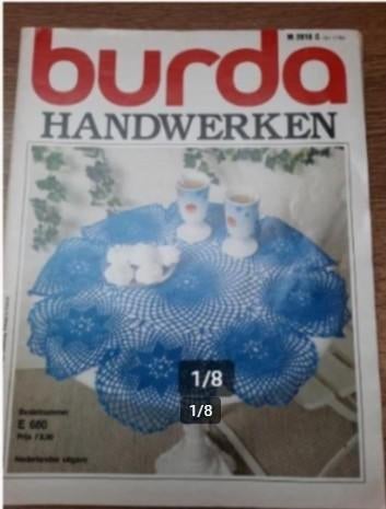BURDA - HANDWERKEN - M 2018 C - E680, Hobby en Vrije tijd, Breien en Haken, Ophalen of Verzenden, Gebruikt, Breien of Haken, Patroon of Boek