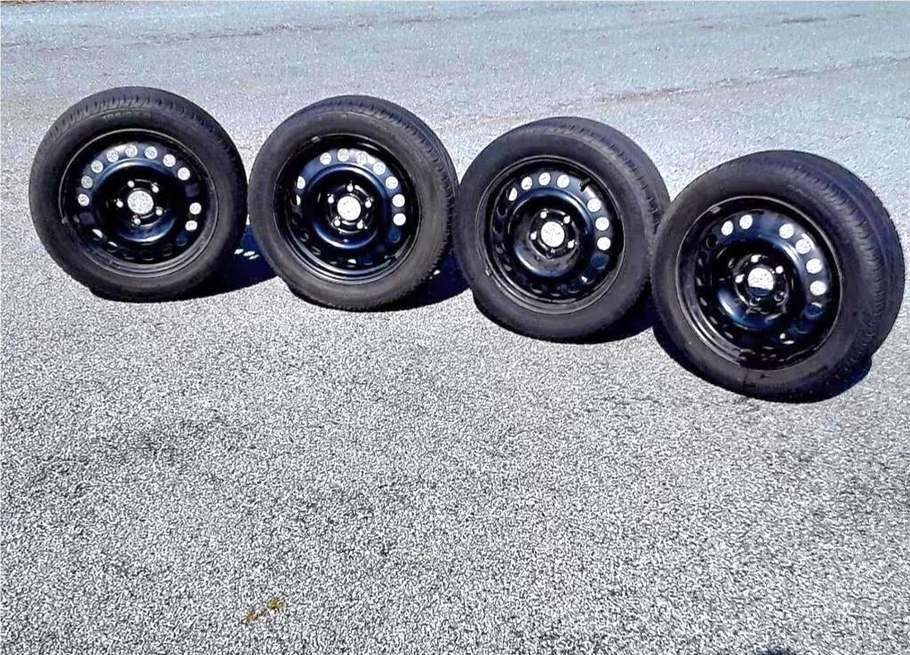 Jantes Opel Corsa C (5 trous) avec pneus été 185/55-15, Autos : Pièces & Accessoires, Pneus & Jantes, 15 pouces, Pneus et Jantes